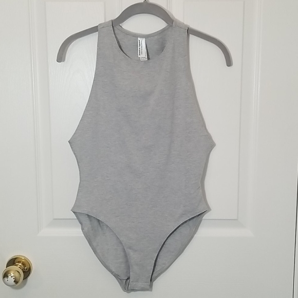 American Apparel GrayTank Top Bodysuit NWOT S  3/$15 - Picture 2 of 9